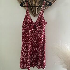 Large huhot floral dress